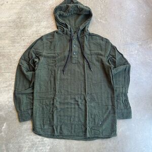 Valor Green Hooded flannel Shirt